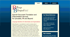 Desktop Screenshot of billingsbilingual.com